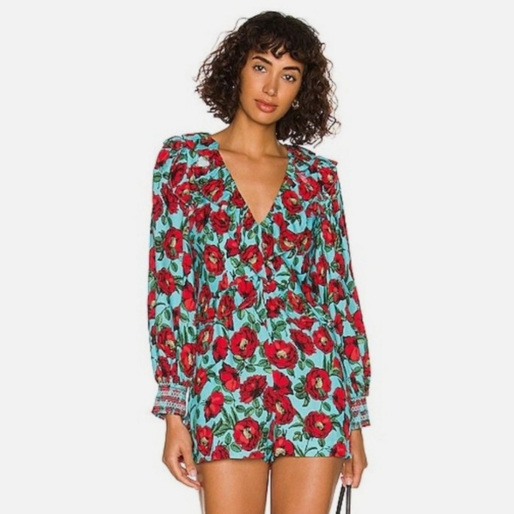 Alice + Olivia Floral Romper